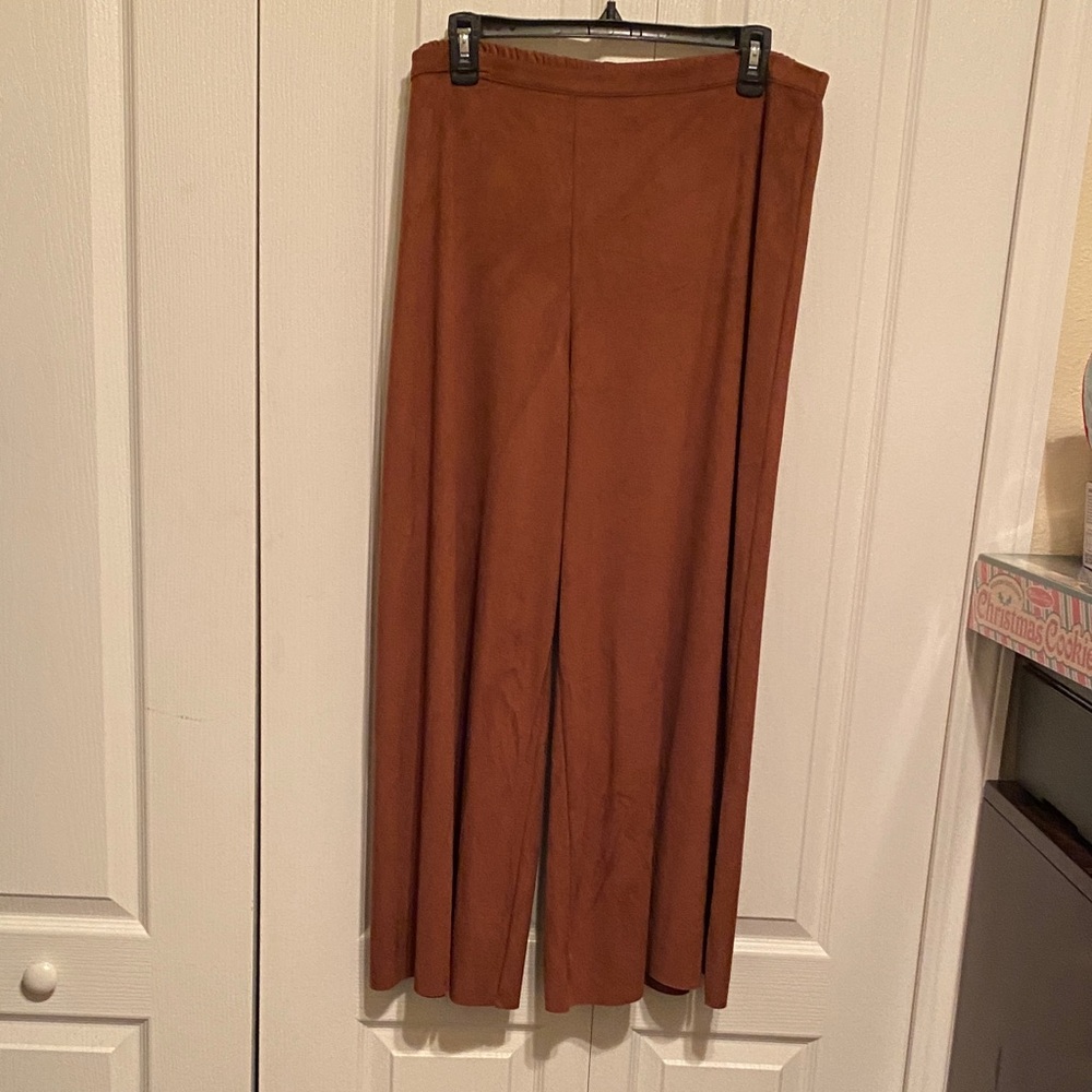 Bryn Walker Terracotta Wide-Leg Pants
